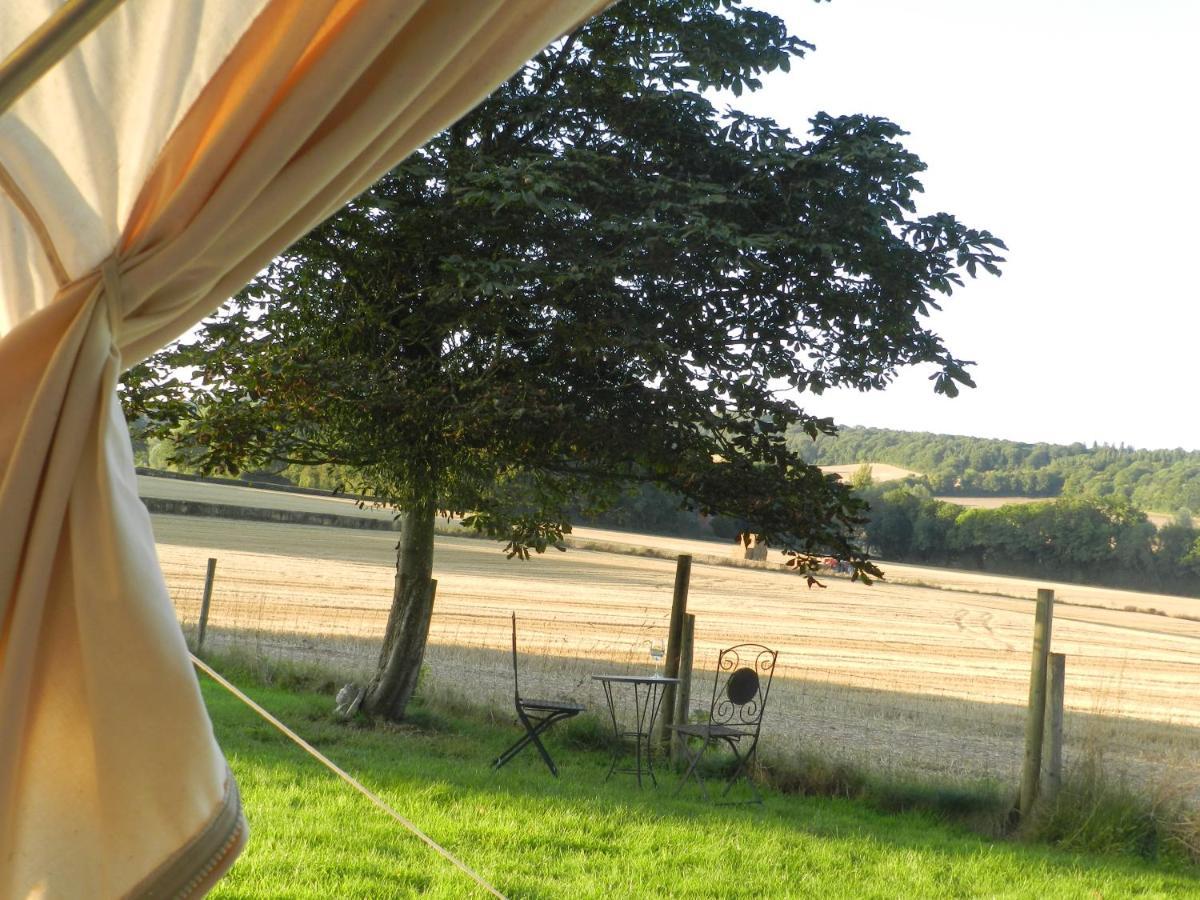 Comfy 4M -Bed Bell Tent With Great Views Hereford Eksteriør bilde